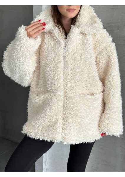 Premium Kumaş Kuzu Fermuarlı Mont indirimleri