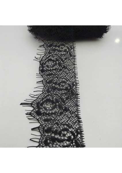 Sakallı Dantel (Kod A157-1) Eni 5 cm En 1 Adet 3 Metre Siyah -Elbise-Iç Çamaşır-Abiye-Dıy fiyatları