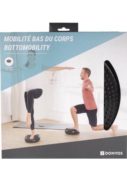 Domyos Çift Taraflı ve Modüler Denge Diski - Siyah - Fitness fiyatları