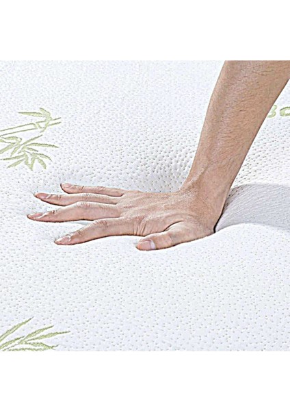 Çocuk Yatak Pedi 50x100x7 cm Bamboo Visco Beyaz Vücut Isısına Duyarlı Konforlu Uyku modelleri