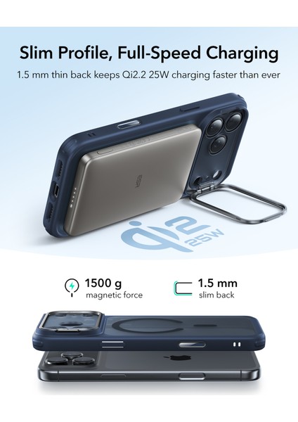 Apple iPhone 17 Pro Classic Hybrid Magsafe Standlı Kılıf - Kamera Kontrol Buton fiyatları