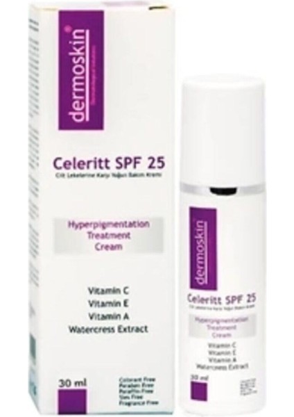 Celeritt Spf 25 Leke Karşıtı Bakım Kremi 30 ml