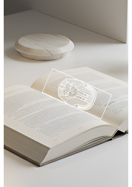 Antik Mısır Kitap Ayracı, Modern Tasarım, Hafif ve Şık 2’li, Siyah ve Beyazın Modern Uyumu fiyatları