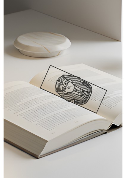 Antik Mısır Kitap Ayracı, Modern Tasarım, Hafif ve Şık 2’li, Siyah ve Beyazın Modern Uyumu modelleri
