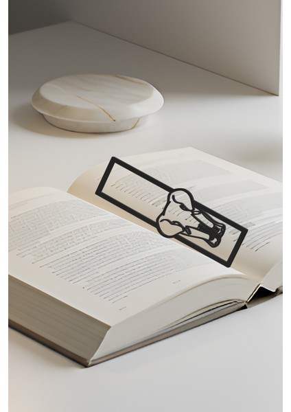 Fil Kitap Ayracı, Modern Tasarım, Hafif ve Şık 2’li, Siyah ve Beyazın Modern Uyumu fiyatları