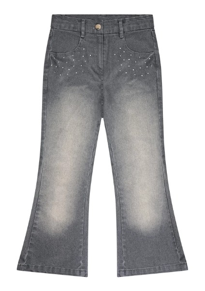 Kız Çocuk Ispanyol Paça Denim Pantolon MNT25K237 fiyatları