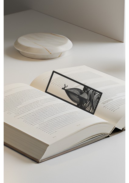 Viking Kitap Ayracı, Modern Tasarım, Hafif ve Şık 2’li, Siyah ve Beyazın Modern Uyumu modelleri