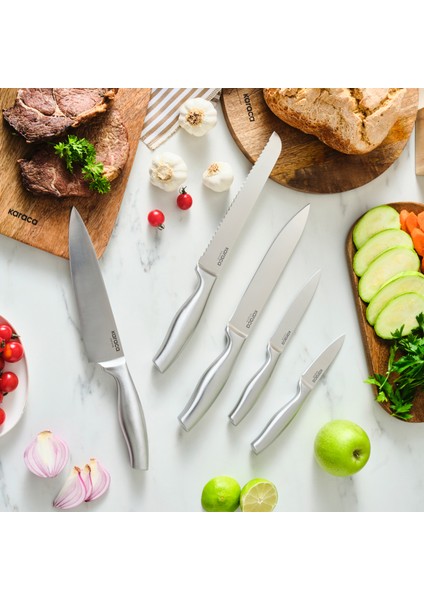 Samuray Force Standlı Japon Çeliği 6 Parça Bıçak Seti fiyatları