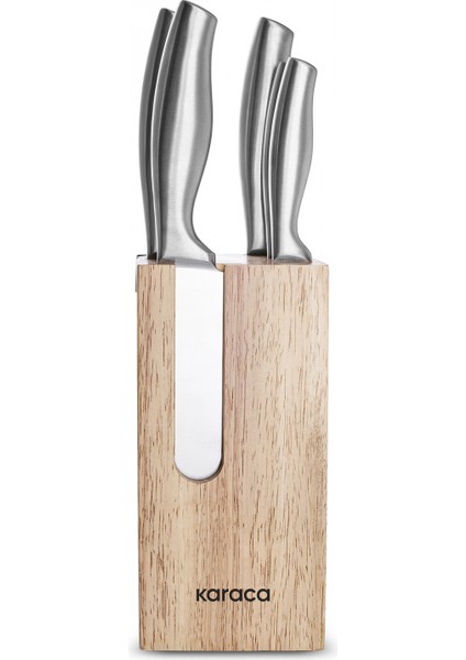 Samuray Force Standlı Japon Çeliği 6 Parça Bıçak Seti