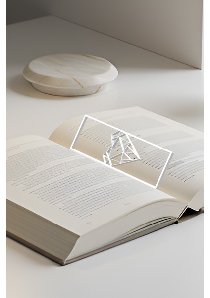 Kalp Kitap Ayracı, Modern Tasarım, Hafif ve Şık 2’li, Siyah ve Beyazın Modern Uyumu modelleri