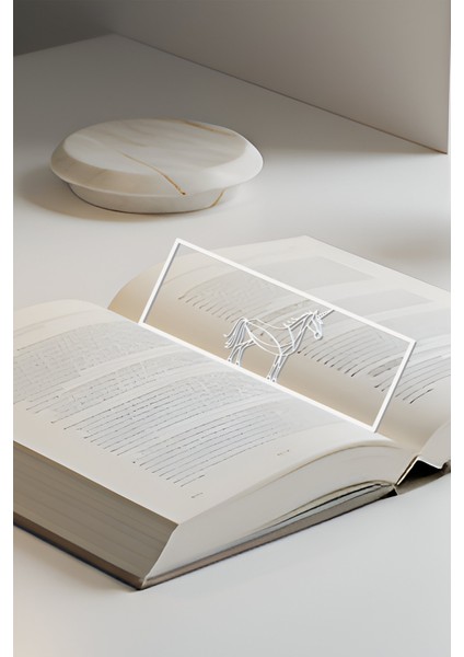 Unicorn Kitap Ayracı, Modern Tasarım, Hafif ve Şık 2’li, Siyah ve Beyazın Modern Uyumu fiyatları