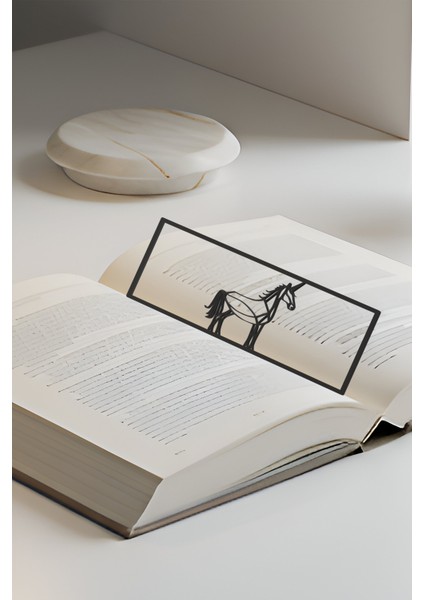 Unicorn Kitap Ayracı, Modern Tasarım, Hafif ve Şık 2’li, Siyah ve Beyazın Modern Uyumu modelleri