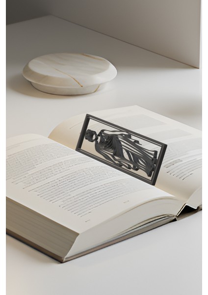 Antik Kitap Ayracı, Modern Tasarım, Hafif ve Şık 2’li, Siyah ve Beyazın Modern Uyumu modelleri