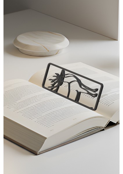 Geyik Kitap Ayracı, Modern Tasarım, Hafif ve Şık 2’li, Siyah ve Beyazın Modern Uyumu fiyatları