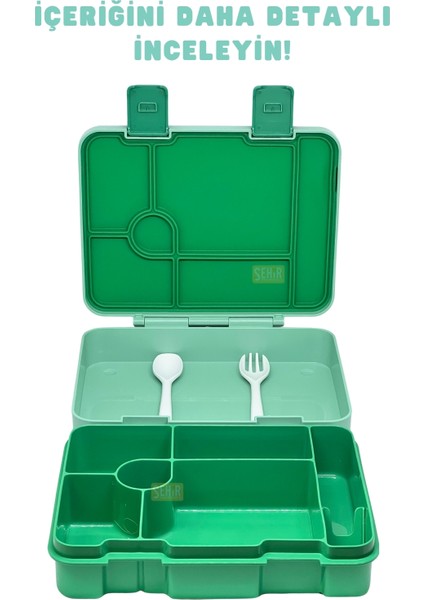 Bento 1300ML Lunchbox Yeni Koleksiyon Tek Katlı 4 Bölmeli Abs Plastik Çocuk Sefer Tası Yemek Kutusu modelleri