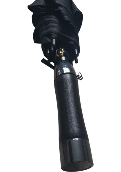 Rubeniz Lux Deri Sap Protokol Boy Şemsiye Çift Kat Fiber Rüzgar Korumalı Erkek Şemsiye fiyatları