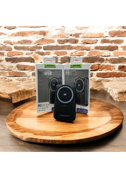 Magsafe (Kablosuz Powerbank) BR-022 10.000MAH Powerbank Siyah fiyatları
