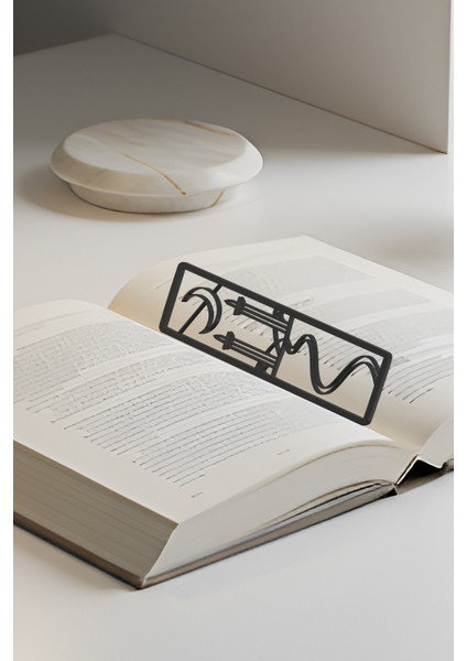 Deniz Feneri Kitap Ayracı, Modern Tasarım, Hafif ve Şık 2’li, Siyah ve Beyazın Modern Uyumu fiyatları