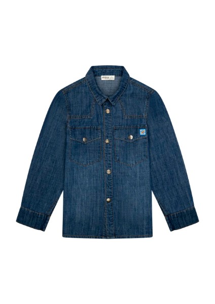 Erkek Çocuk Cepli Denim Gömlek MNT25E205 fiyatları