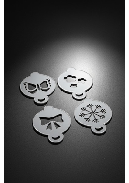 Kahve Şablonu, Kahve Süsleme Seti, Tatlı Süsleme Seti, 4'lü Set fiyatları