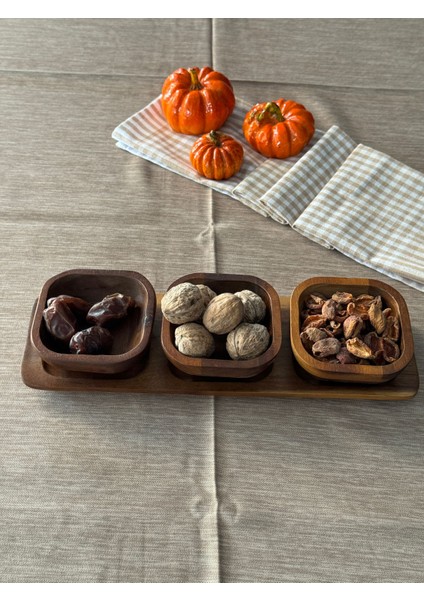 Akasya4 Parça Sunum Set Çerezlik modelleri