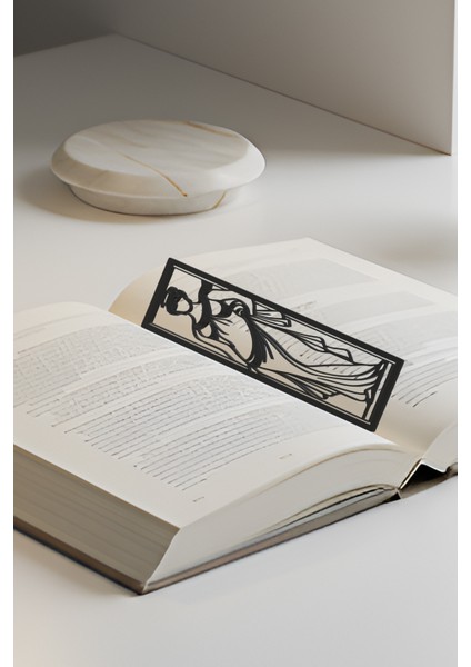 Antik Kitap Ayracı, Modern Tasarım, Hafif ve Şık 2’li, Siyah ve Beyazın Modern Uyumu fiyatları