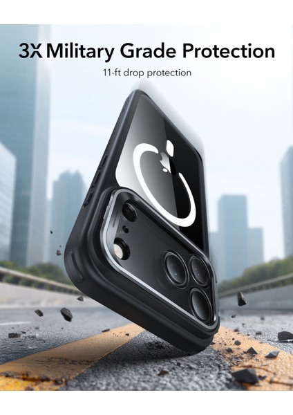 Apple iPhone 17 Pro Classic Hybrid Magsafe Standlı Kılıf - Kamera Kontrol Buton indirimleri