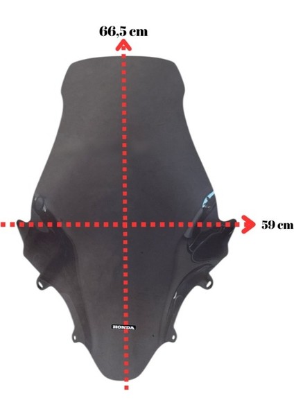Honda Pcx (2021-24) Uyumlu Siperlik Camı Füme -2.8 mm fiyatları