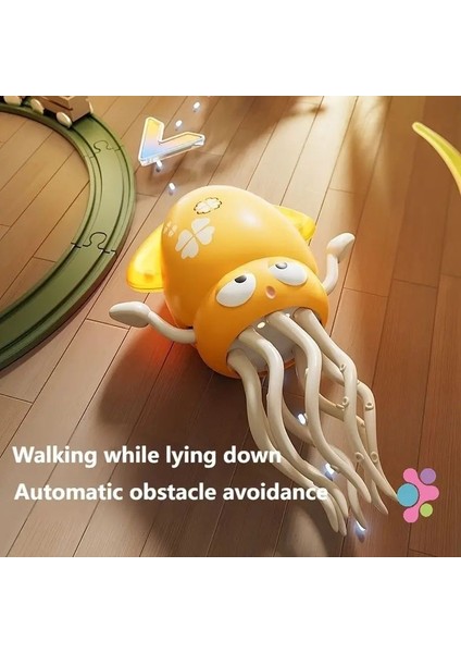 Dans Eden Ahtapot Şarjlı Hareketli Işıklı Sesli Oyuncak