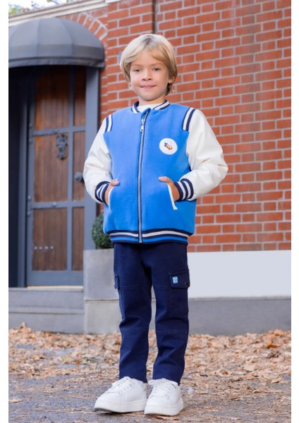 Erkek Çocuk Kargo Cepli Gabardin Pantolon MNT25E209