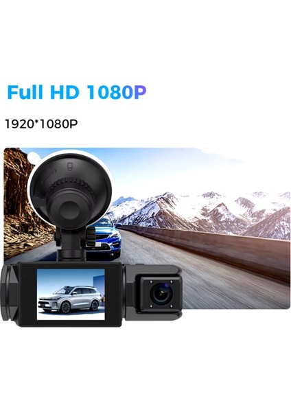 S2 Full Hd Wifi 140° Geniş Açı Gece Görüşlü Araç Içi Kamera Geri Görüş Kamera Hediye (3 Kameralı