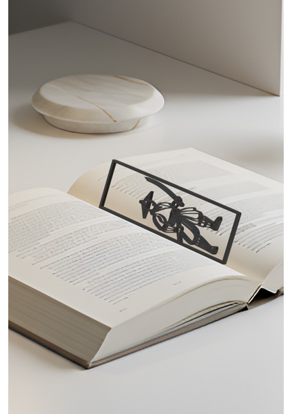 Samuray Kitap Ayracı, Modern Tasarım, Hafif ve Şık 2’li, Siyah ve Beyazın Modern Uyumu fiyatları