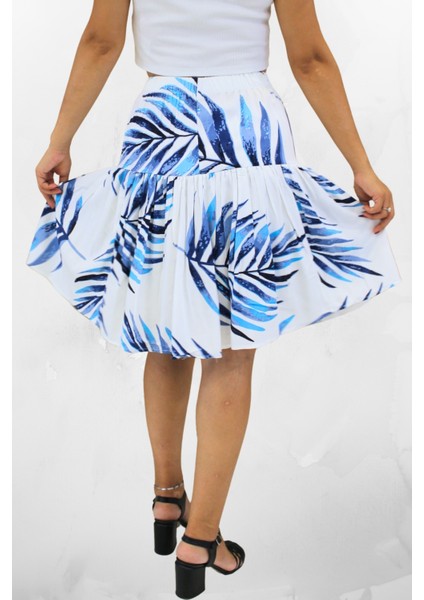 Kadın Şort Etek Viskon Kumaş Midi Boy modelleri