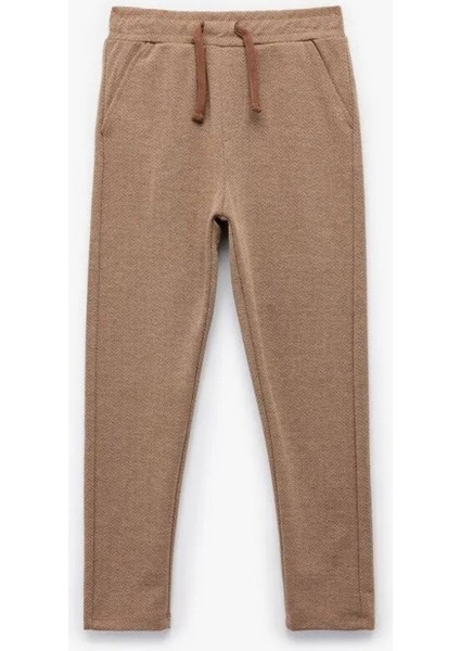 Erkek Çocuk Beli Bağlamalı Cepli Basic Eşofman Altı 6WKB40007TK