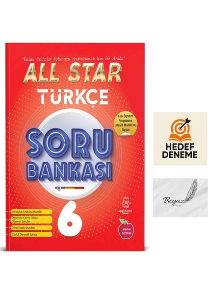 Newton 6.sınıf All Star Türkçe Soru Bankası Hedef Deneme