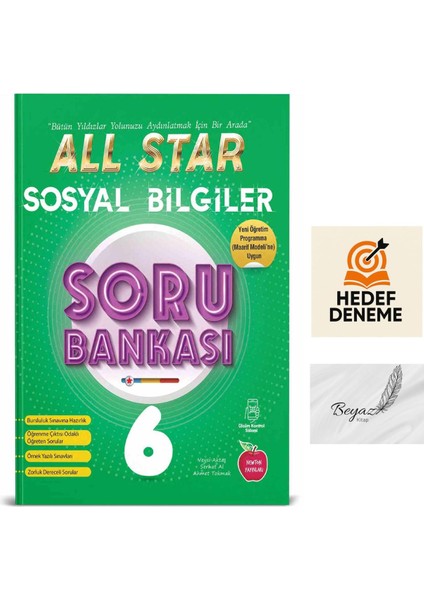 Newton 6.sınıf All Star Sosyal Bilgiler Soru Bankası Hedef Deneme