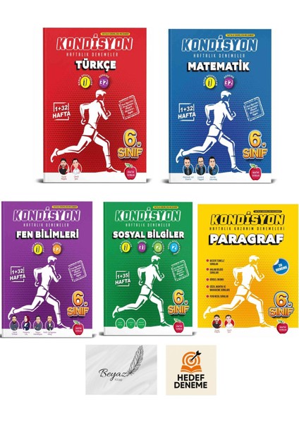 Newton 6.sınıf Kondisyon Türkçe Matematik Fen Sosyal Paragraf Deneme Hedef Deneme