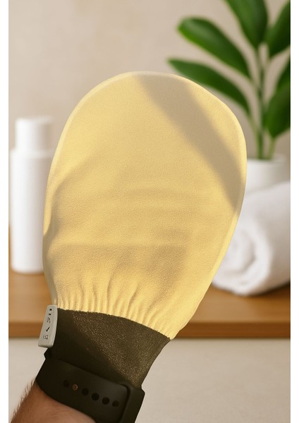 Ekru Banyo Duş Kesesi Peeling Eldiveni %100 Floş Ipek Normal Ciltler Için modelleri