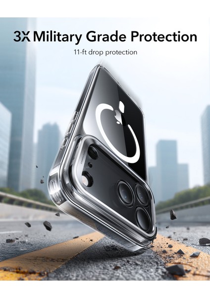 Apple iPhone 17 Pro Classic Hybrid Magsafe Standlı Kılıf - Kamera Kontrol Buton fiyatları