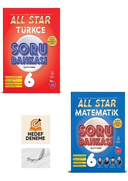 Newton 6.sınıf All Star Türkçe Matematik Soru Bankası Hedef Deneme