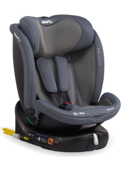 Grovy Fix I-Size 40-150 cm (0-36 Kg) Oto Koltuğu Gri indirimleri