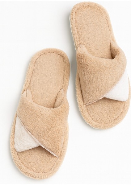 Softıe Çapraz Kadın Ev Terliği Kışlık Terlik Sessiz Taban modelleri