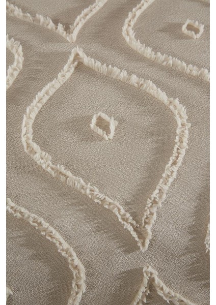 Pirot 3 Parça Çift Kişilik Pike Takımı Bej fırsatları