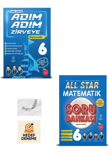 Newton 6.sınıf Adım Adım Matematik All Star Matematik Soru Bankası Hedef Deneme