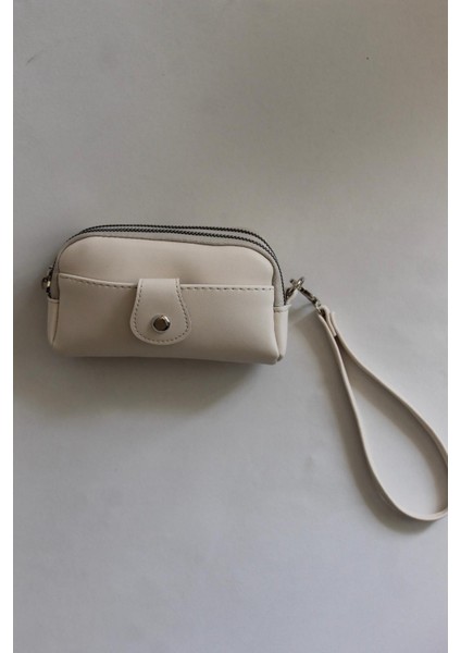 Dexy Bej Fermuarlı Bilek Askılı Cüzdan fırsatları