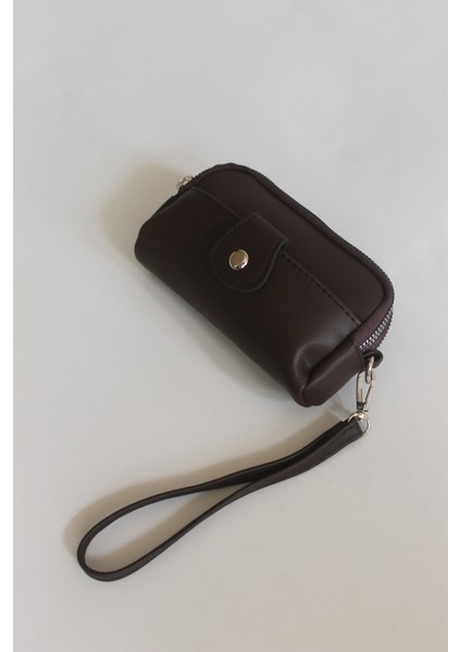 Dexy Acı Kahve Fermuarlı Bilek Askılı Cüzdan fırsatları