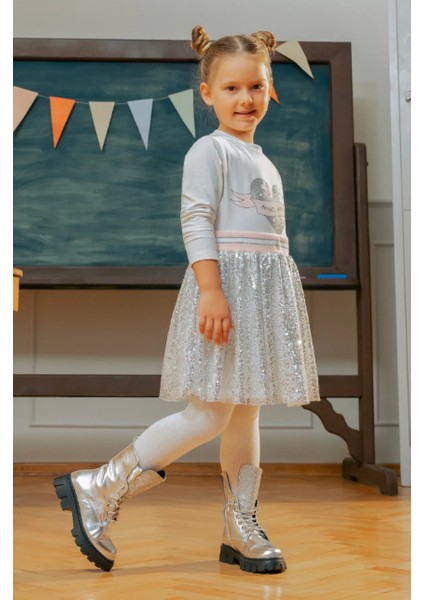 Kız Çocuk Payetli Etek MNT25K238