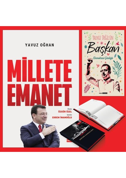 Millete Emanet ve Yalnız Değilsin Başkan - Ciltli 2026 Ajanda