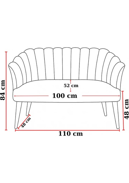 - Papatya Ikili Koltuk Kanepe - Deri Kumaş - Gürgen Iskelet - Krem fiyatları