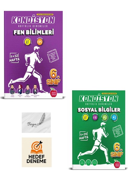 Newton 6.sınıf Kondisyon Fen Bilimleri Sosyal Bilgiler Deneme Hedef Deneme